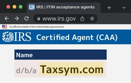 IRS.gov list showing Cartzen LLC