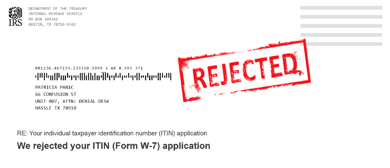 DIY ITIN application showing a confusing and difficult process